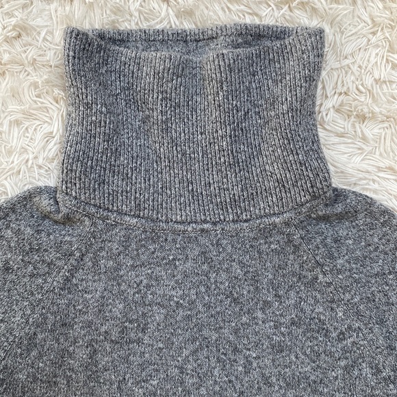 Loft Turtleneck Sweater π Gray - Picture 9 of 16